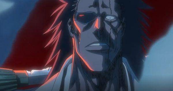 Zaraki menemukan Yachiru dan Kotetsu diserang Gremmy ( Dok. Pierrot / Bleach: Thousand-Year Blood War )