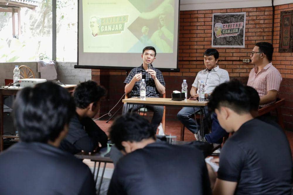Diskusi untuk millennial dan gen Z yang digelar Civitas Ganjar di Medan, Sabtu (19/8/2023) (Dok.Istimewa)
