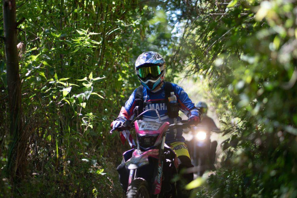 Trabasan lautan pasir Bromo bersama Yamaha. (Dok. Moto East Java)