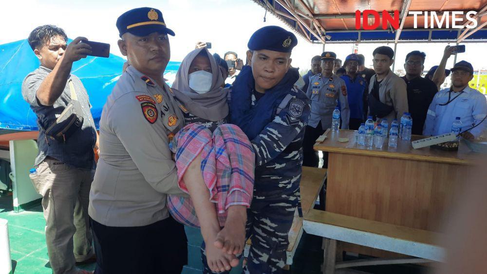 Perempuan yang Lompat dari KMP Aceh Hebat 2 Ditemukan Selamat