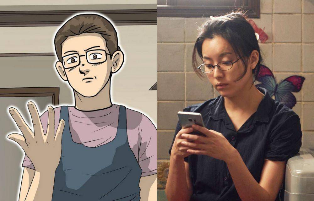 Karakter Lee Mi Hyun di webtoon dan drama Lee Jae Man (dok. Kakao Webtoon/Moving | dok. Disney+ Hotstar/Moving)