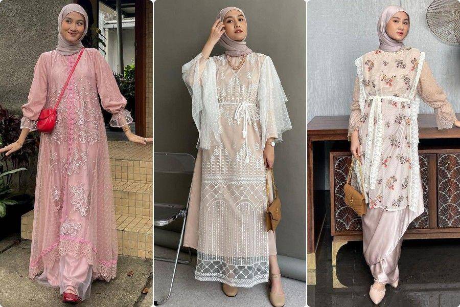 Baju pesta dengan hijab ala Inas Rana Fagastia (instagram.com/inasrana)