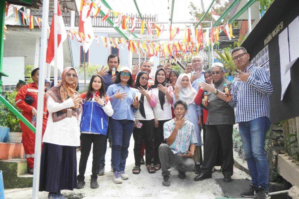 PT Kilang Pertamina Internasional (KPI) Unit Balikpapan dan KLHK mengunjungi program tanggung jawab sosial lingkungan, Senin (21/8/2023). Foto Pertamina
