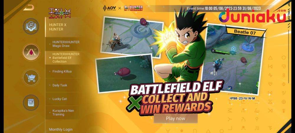 AOV x Hunter x Hunter. duniaku.com/Adhitya Daniel