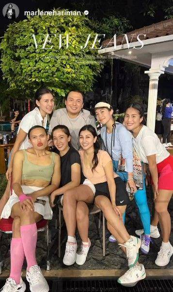 artis tanding di Andara Cup (instagram.com/marleneahariman)