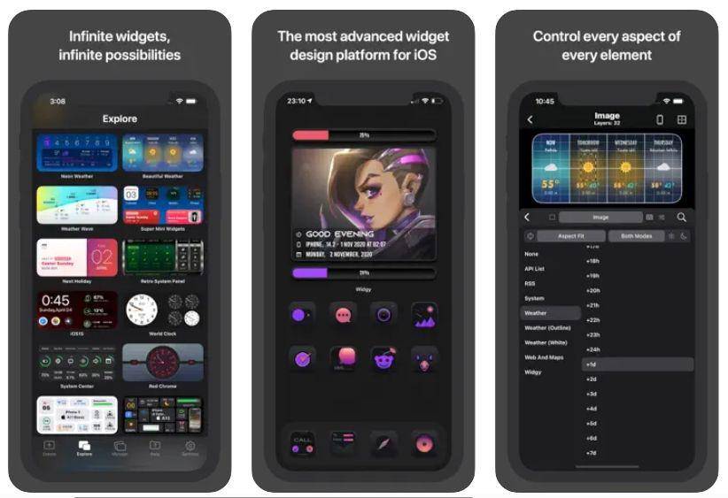 Widgy Widgets (dok. Woodsign)