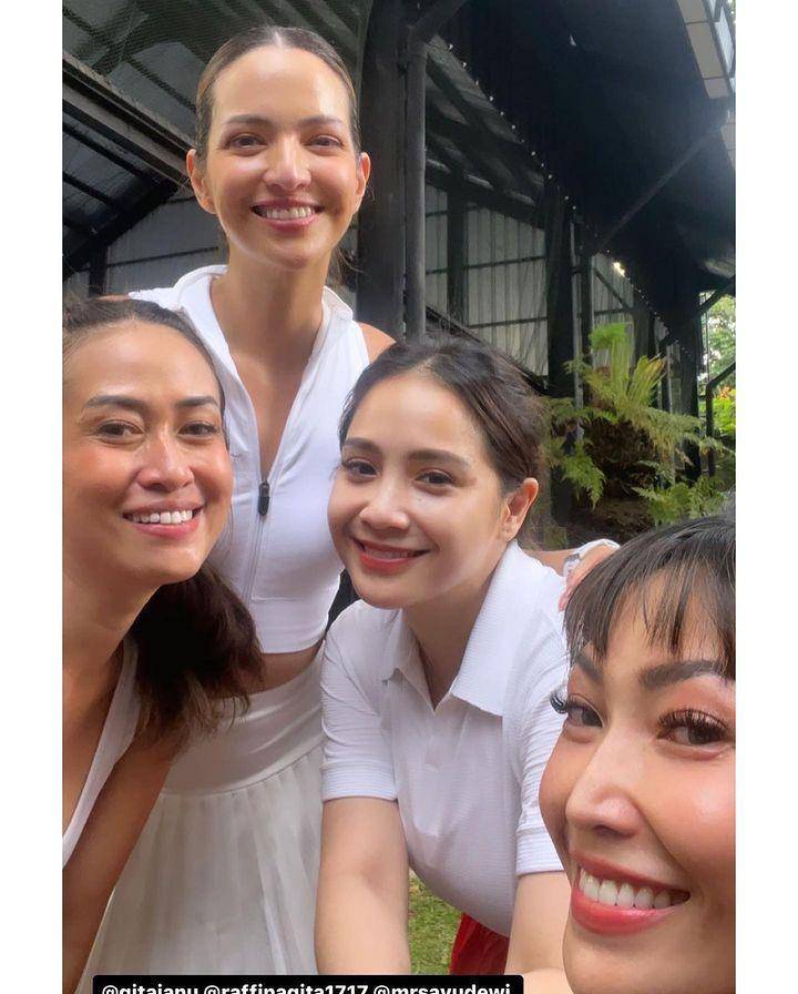 artis tanding di Andara Cup (instagram.com/mrsayudewi)