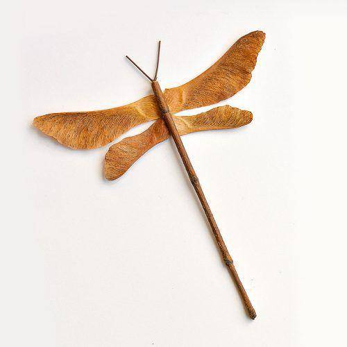 DIY Dekorasi dari daun kering (pinterest.com/One Little Project)
