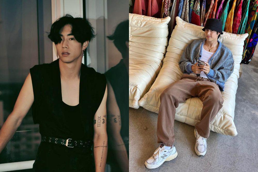 7 Inspirasi OOTD Sleeveless ala Mark Tuan GOT7, Super Stand Out!