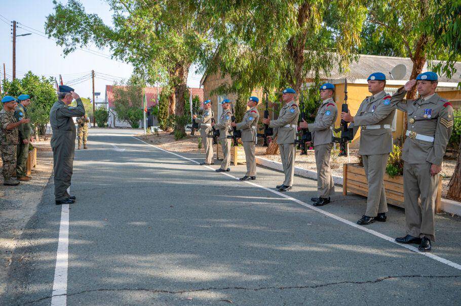 Pasukan Penjaga Perdamaian PBB asal Argentina di Siprus. (twitter.com/UN_CYPRUS)