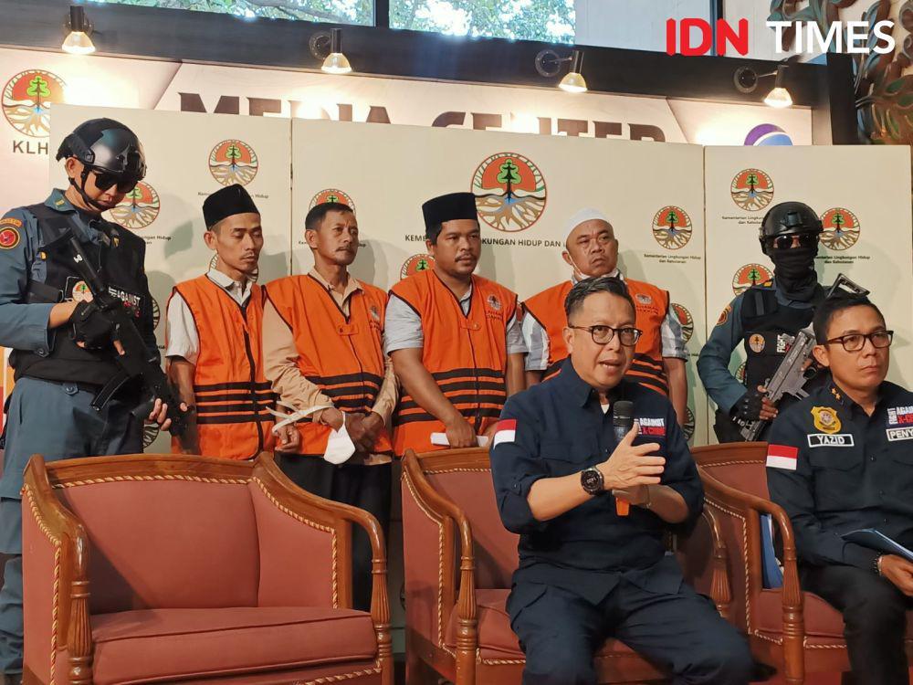 Gakkum KLHK Tangkap 4 Pembakar Limbah B3 Elektronik Ilegal, Polusi!