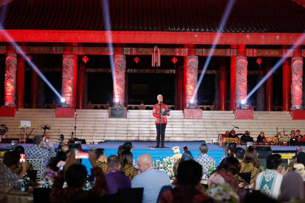 Gubernur Jawa Tengah, Ganjar Pranowo hadir dalam acara Gala Dinner 55th ASEAN Economic Ministers (AEM) (IDN Times/Istimewa)
