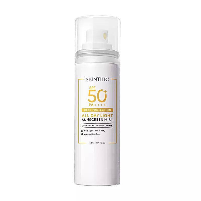 Skintific All Day Light Sunscreen Mist (shopee.co.id/skintific.indo)