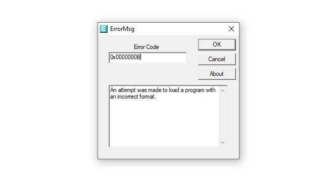 ErrMsg (dok. FavesSoft)