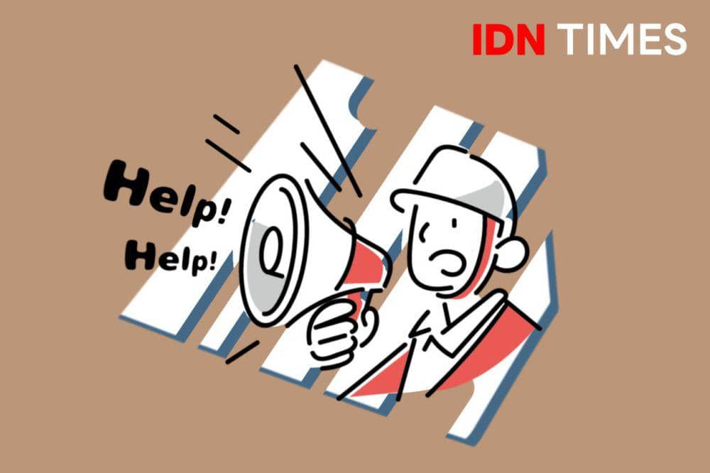 Ilustrasi meminta tolong. (IDN Times/ Agung Sedana)