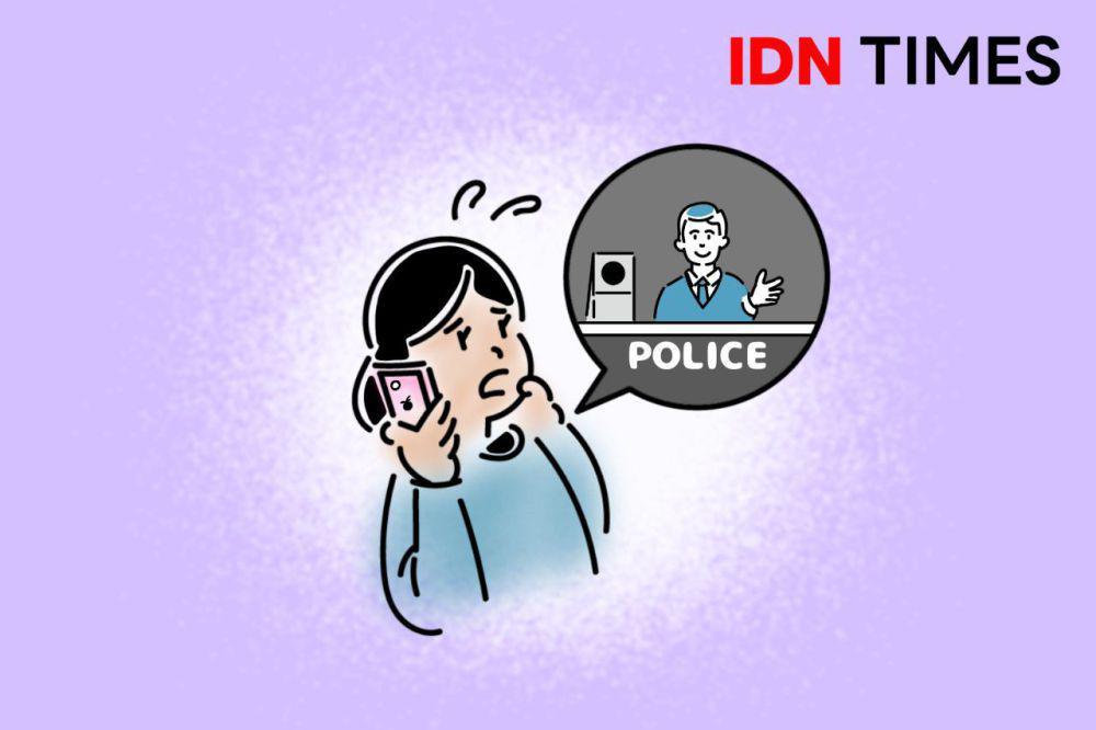 Ilustrasi lapor polisi. (IDN Times/ Agung Sedana)