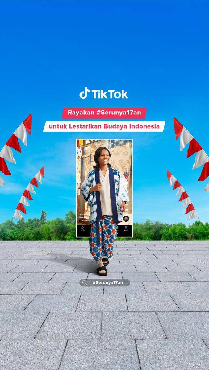 Roman Nuansa #Serunya17an (Dok. TikTok)