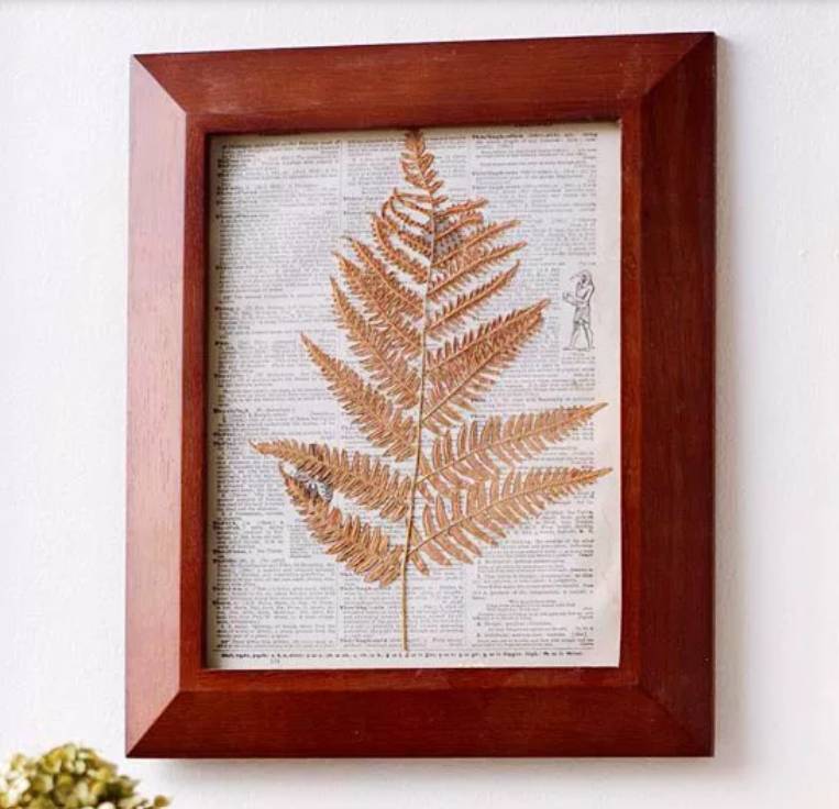DIY Dekorasi dari daun kering (bhg.com/ADAM ALBRIGHT)