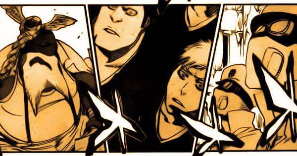 Kedua pihak melihat meteor hendak menghantam mereka ( Dok. Shueisha / Bleach )