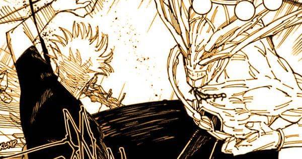 Gojo diserang Mahoraga ( Dok. Shueisha / Jujutsu Kaisen )