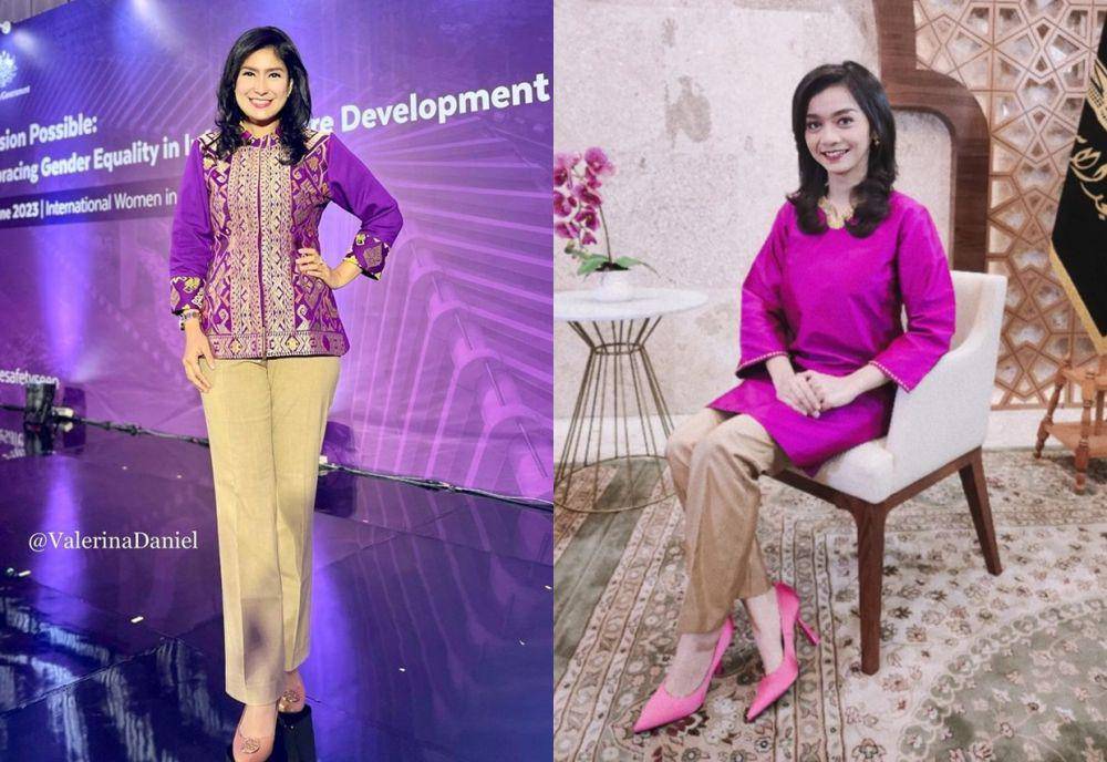 adu gaya Valerina Daniel vs Frisca Clarissa (instagram.com/valerinadaniel | instagram.com/frisca_clarisa)