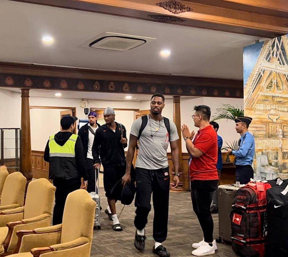 Skuad Kanada tiba di Jakarta untuk Piala Dunia Basket 2023. (Dok. LOC Piala Dunia Basket 2023)