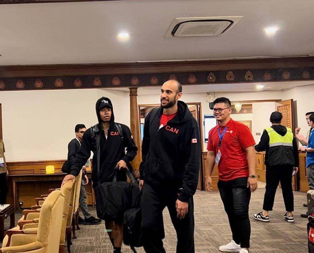 Skuad Kanada tiba di Jakarta untuk Piala Dunia Basket 2023. (Dok. LOC Piala Dunia Basket 2023)