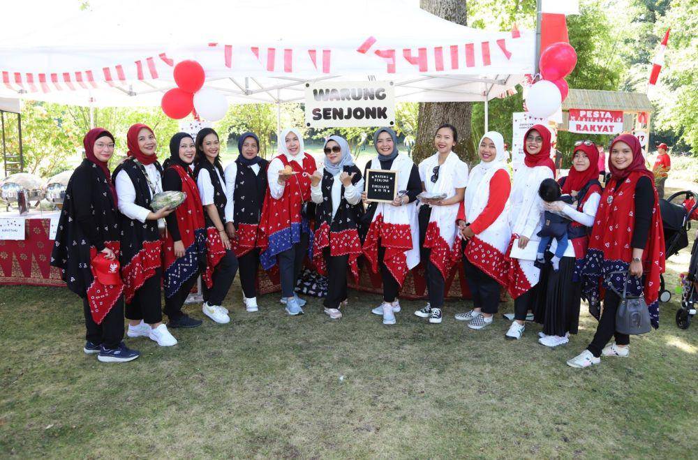 Kemeriahan Pesta Rakyat PTRI Jenewa, Swiss. (dok. PTRI Jenewa)