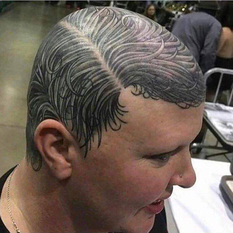 potret tato nyeleneh di bagian kepala (reddit.com/user/Tygress23)