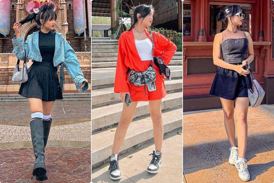 Baju liburan ala Fuji An (instagram.com/fuji_an)