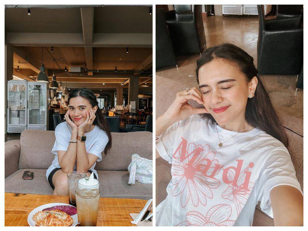 momen Audi Marissa pergi ke kafe ayah Jimin BTS (instagram.com/audimarissa)