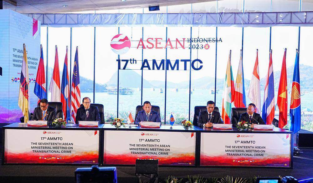 ASEAN Ministerial Meeting On Transnational Crime (AMMTC) ke-17 di Labuan Bajo, Nusa Tenggara Timur (NTT). (Dok. Humas Polri)