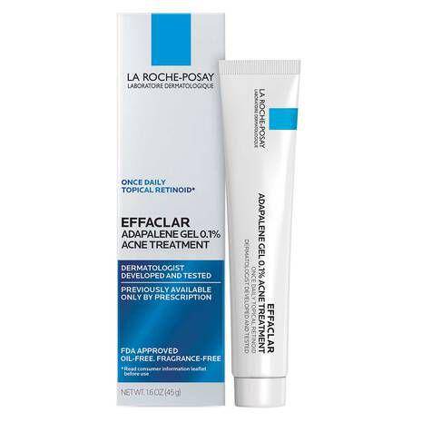 La roche-posay effaclar adapalene gel 0.1 topical retinoid for acne (dok. laroche-posay.us)