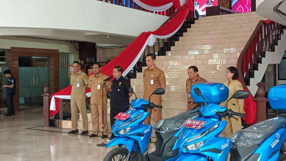 Motor matic honda vario ini sebagai peremajaan motor lama yang dimanfaatkan DPPKBPM Kota Banjarmasin.