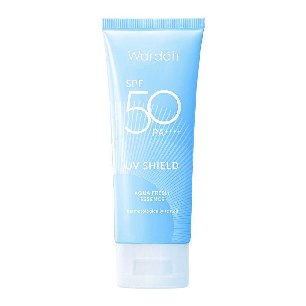 Wardah UV Shield Aqua Fresh Essence (shopee.co.id/wardahofficial)