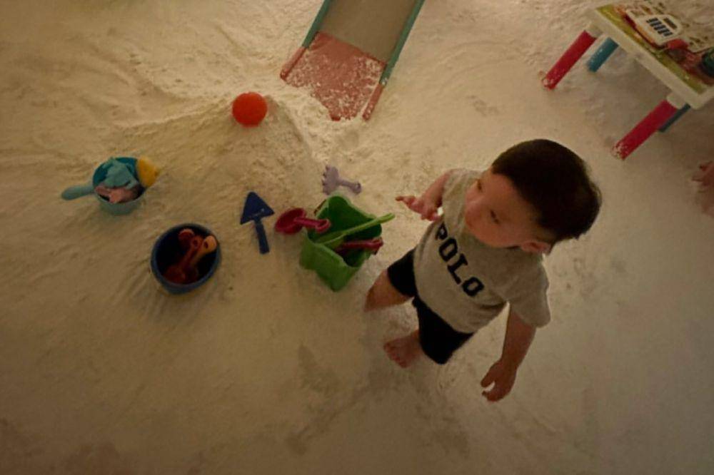 potret Nikita Willy bawa anak ke tempat salt room (instagram.com/nikitawillyofficial94)