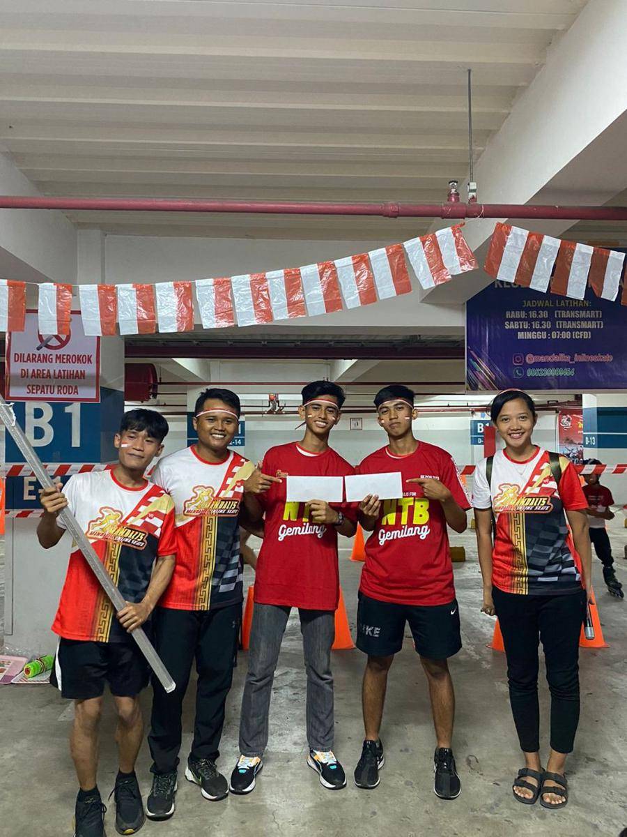 Atlet sepatu roda asal NTB (FOTO: istimewa)
