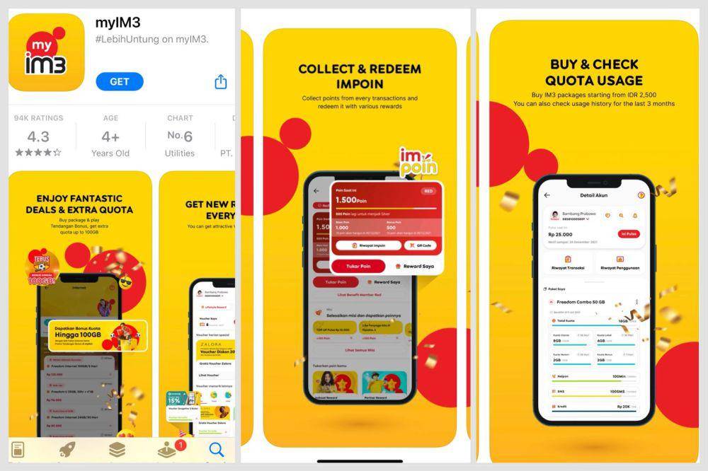 ilustrasi cara cek kartu Indosat melalui MyIM3 (dok. Putri Meliana A)