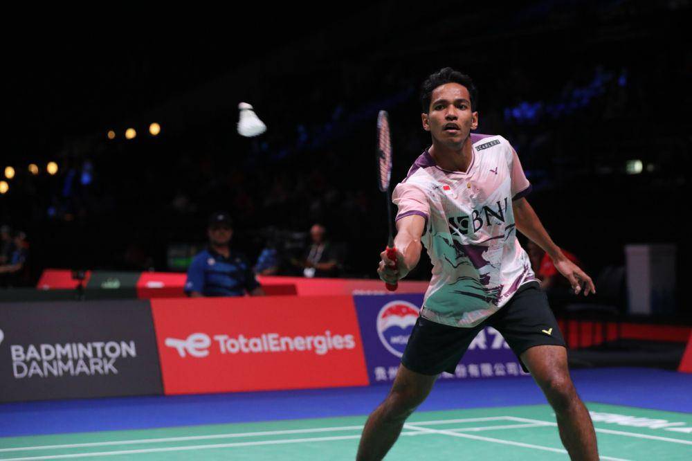 Chico Aura Dwi Wardoyo di Kejuaraan Dunia Bulu Tangkis 2023 (dok. PP PBSI)