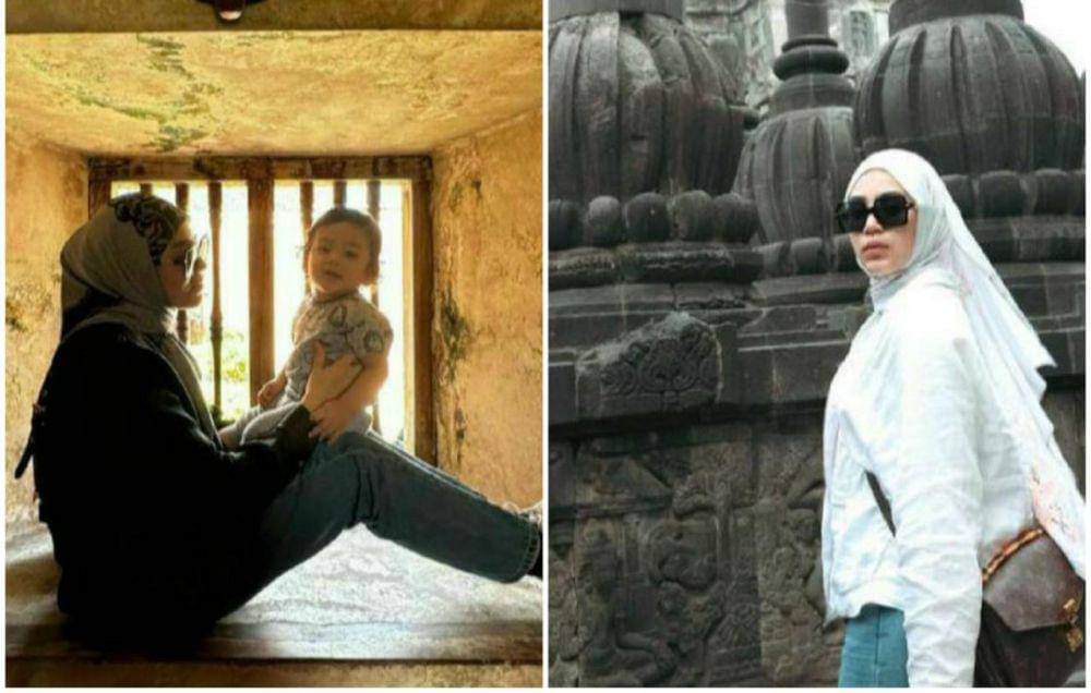 potret Uyaina Arshad jalan-jalan di Yogyakarta, bawa keluarga besar (instagram.com/uyainaarshad)