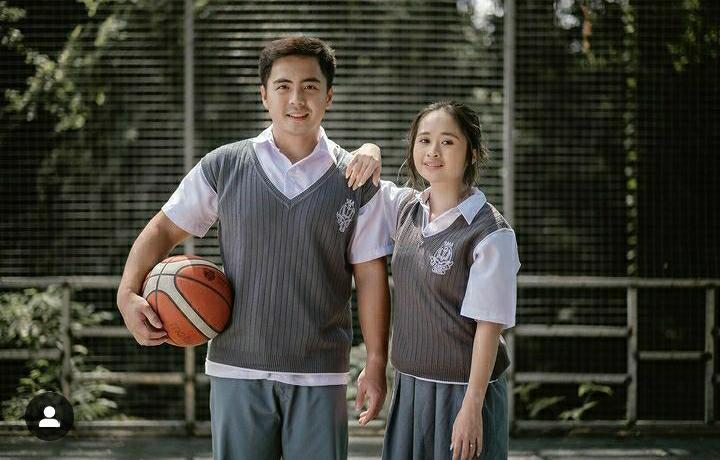 7 Potret Prewedding Gritte Agatha dan Arif Hidayat Berseragam SMA