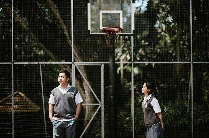 potret prewedding Gritte Agatha dan Arif Hidayat berseragam SMA (instagram.com/gritteagathaa)