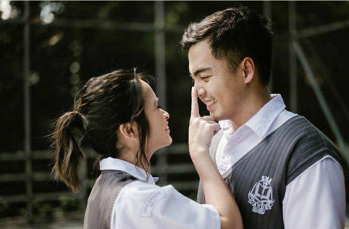 potret prewedding Gritte Agatha dan Arif Hidayat berseragam SMA (instagram.com/gritteagathaa)