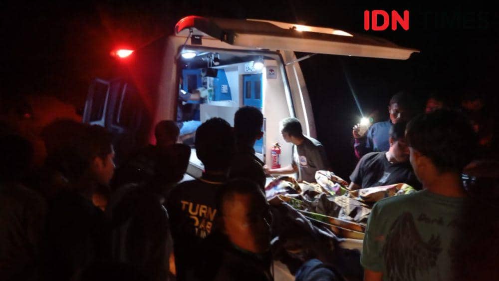 Korban membuka lahan dengan cara membakar bersama empat keluarganya. (IDN Times/Istimewa).