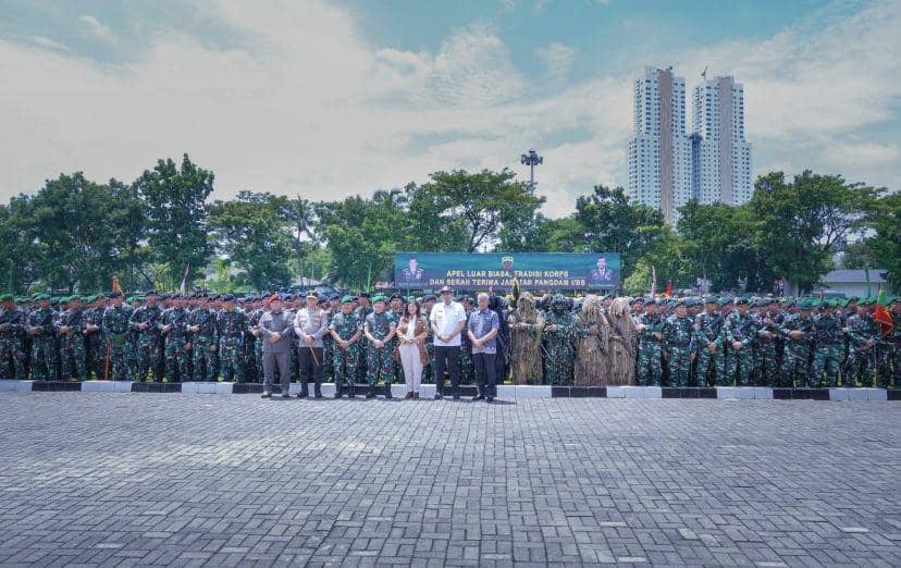 Walikota Medan, Bobby Nasution menghadiri Apel Luar Biasa dalam rangka Sertijab Pangdam I/BB (Dok. Istimewa)