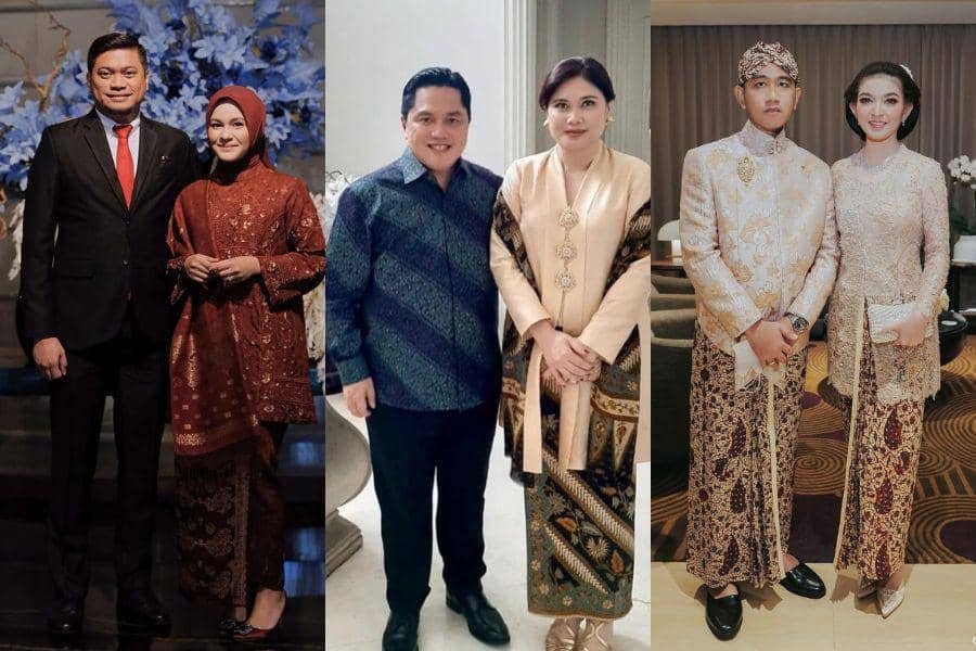 14 Model Kebaya Formal ala Istri Pejabat, Memesona Dampingi Suami
