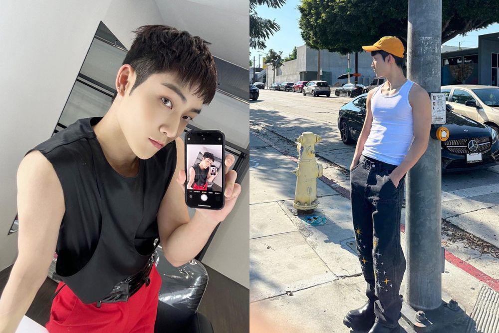 7 Padu Padan Outfit Sleeveless ala Kevin THE BOYZ, Ada untuk Liburan!