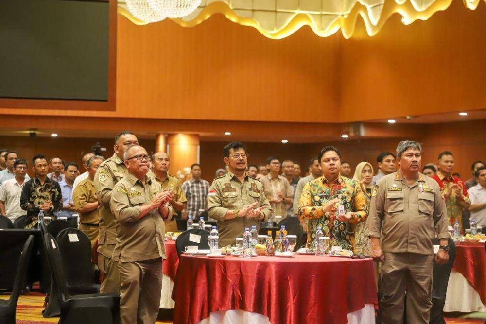 Rapat Koordinasi Kelapa Sawit se-Provinsi Kalimantan Selatan (Kalsel) di Banjarmasin, Selasa (22/8) (Dok. Kementan)