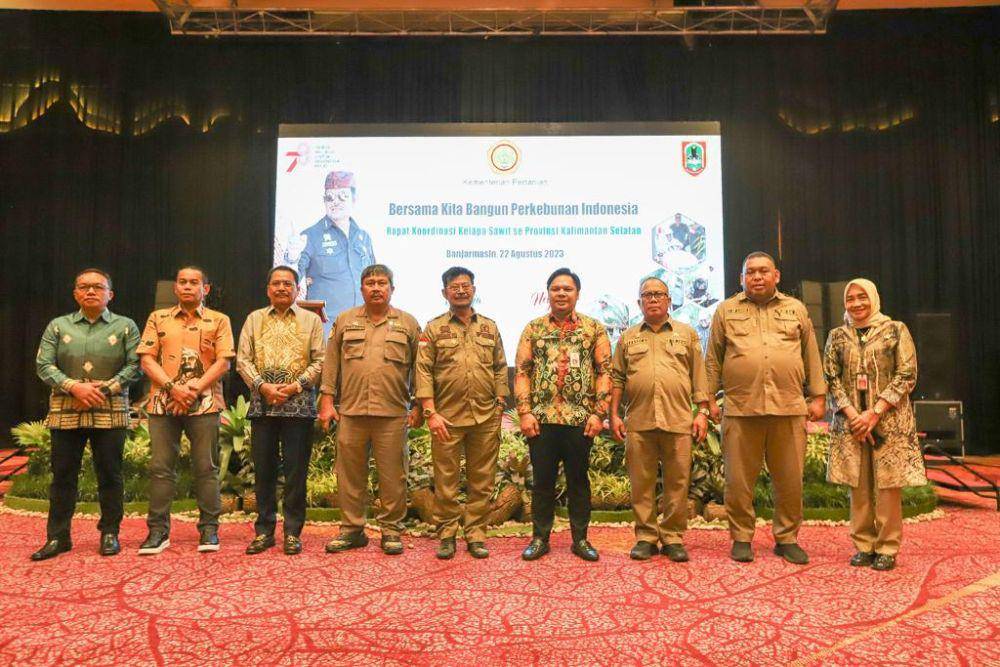 Rapat Koordinasi Kelapa Sawit se-Provinsi Kalimantan Selatan (Kalsel) di Banjarmasin, Selasa (22/8) (Dok. Kementan)