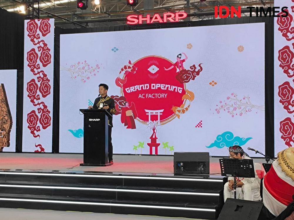 Presiden Direktur PT Sharp Electronic Indonesia, Shinji Teraoka. (IDN Times/Imam Faishal)